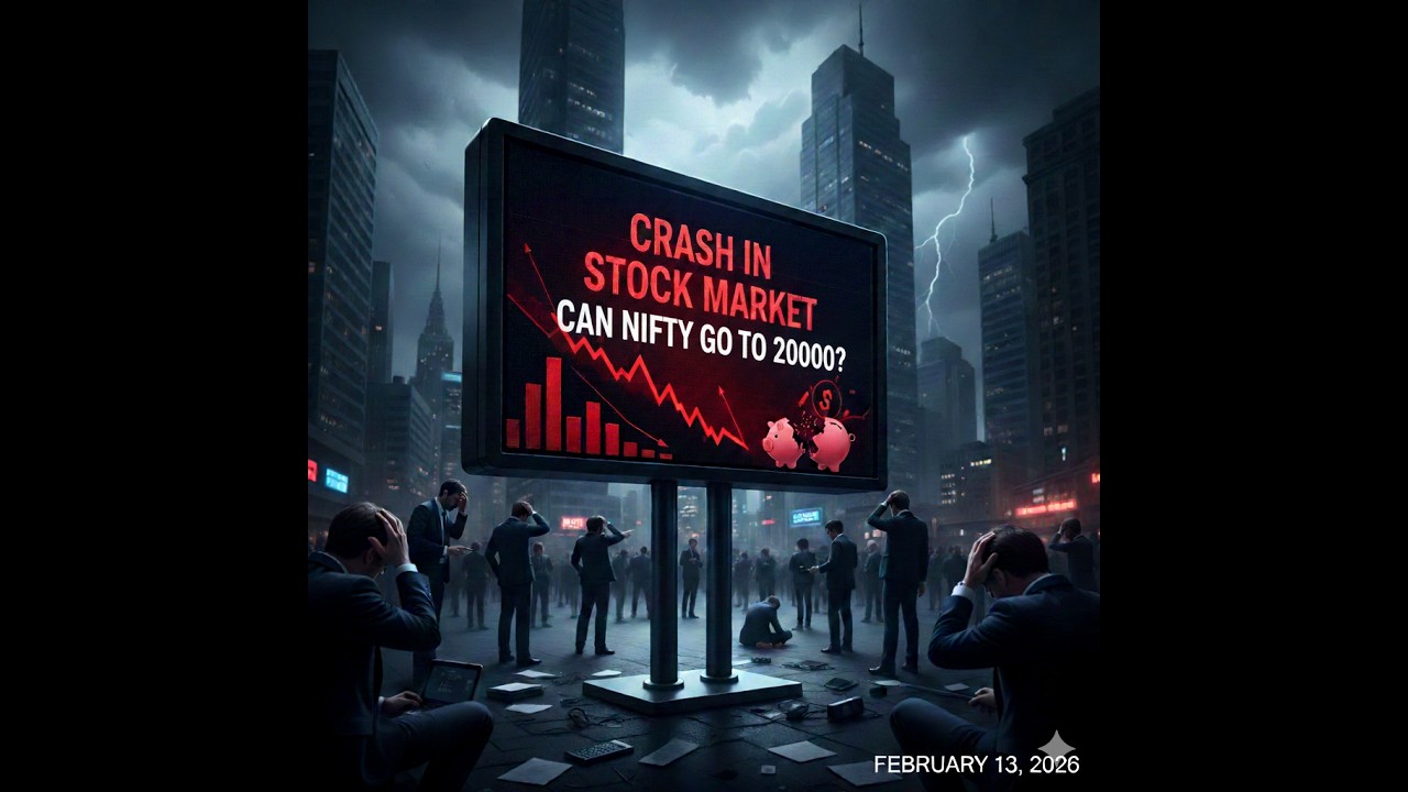 MARKET CRASH ON CARDS?? CAN NIFTY GO TO 20000??