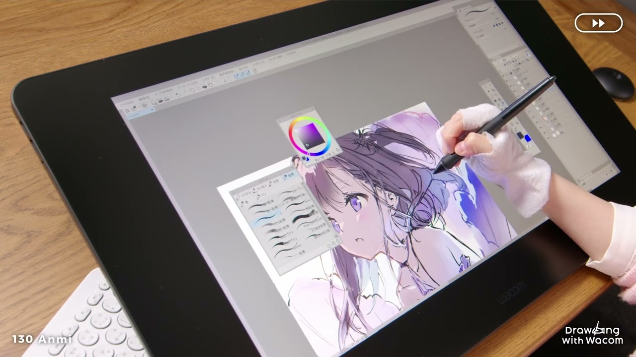 イラストレーター Anmi - Drawing with Wacom (DwW)