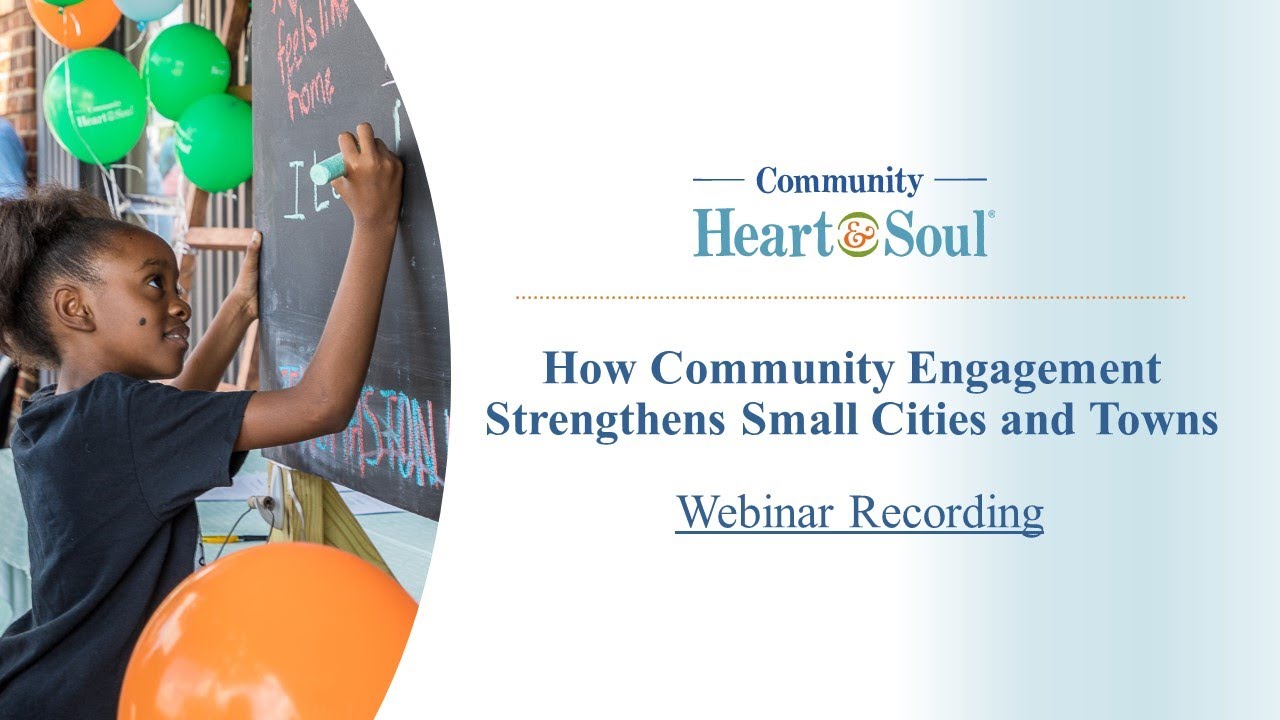 How Community Engagement Strengthens Small Cities and Towns