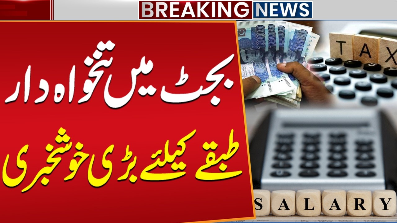 Budget 2026: Big Good News for Salaried Class in Pakistan | Latest Update | Public News