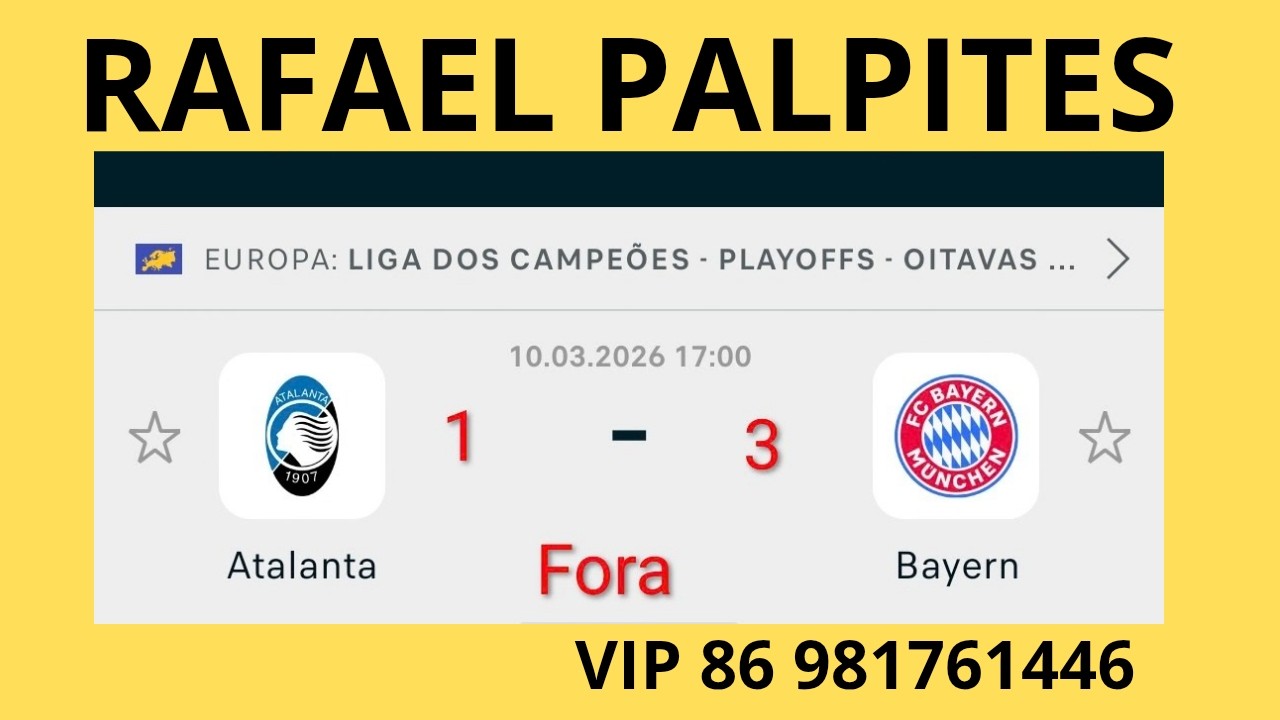 PALPITES DE FUTEBOL COM PLACAR EXATO +BILHETE PRONTO PARA ESTA TERÇA 10/03/2026