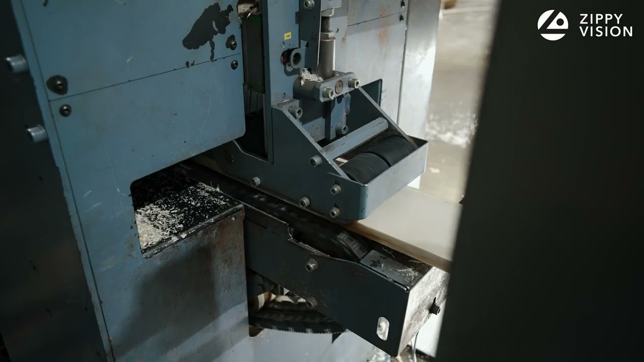 Multisaw M2 wood cut optimization,  scanning and positioning system