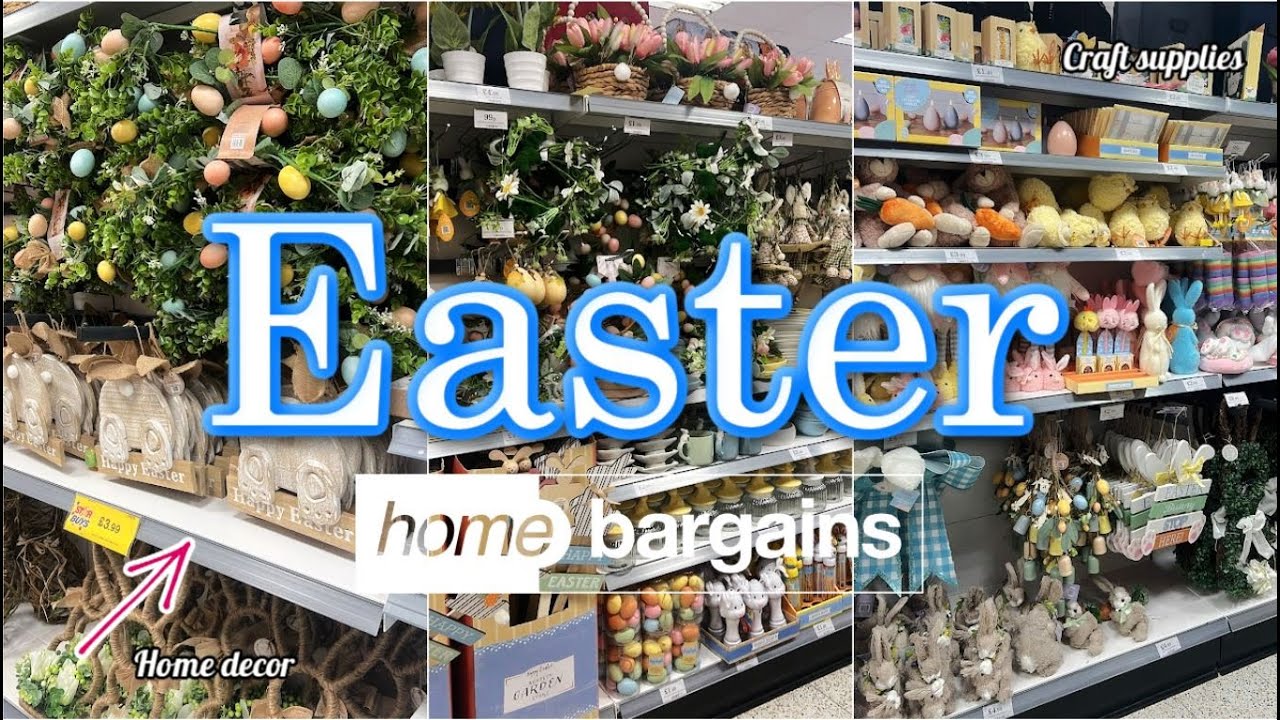 🛍️ Пасхальные покупки в Home Bargains 2025 | Пасхальный декор, подарки и выгодные предложения! 🐣🎉