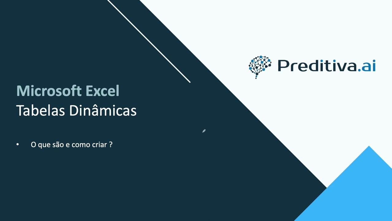 Excel para Análise de Dados: Aula 19 - Tabelas Dinâmicas: O que são e como criar?