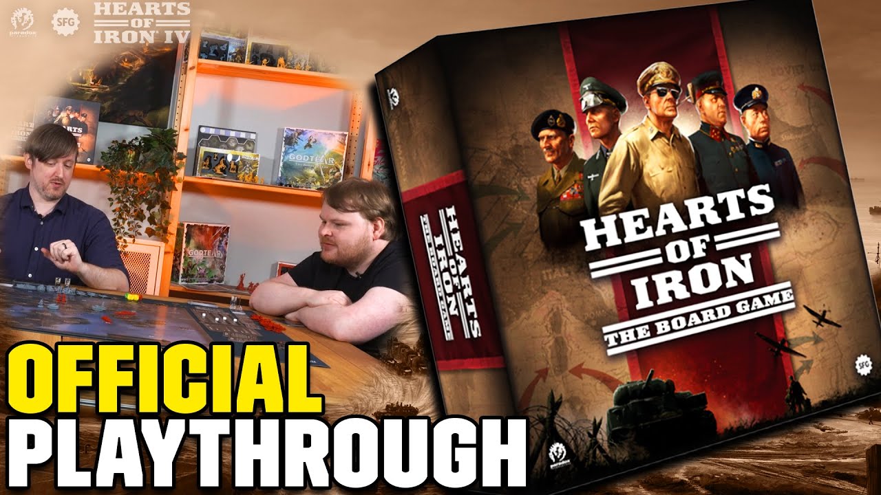 FIRST EVER Hearts of Iron: The Board Game - Playthrough Campaign