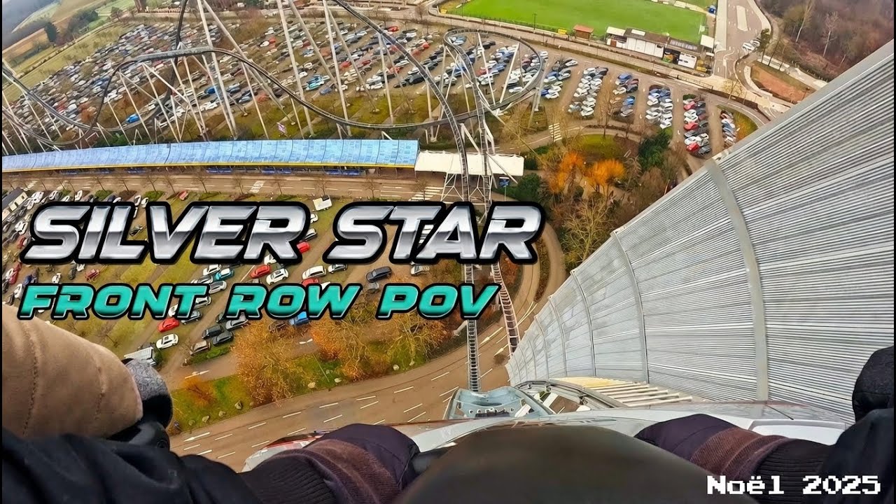 Silver Star Front Row POV : Hypercoaster de Légende ! 🎢 Europa-Park Noël 2025