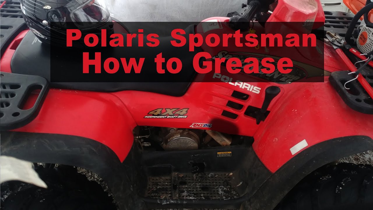 Как смазать квадроцикл Polaris Sportsman | Расположение масленок