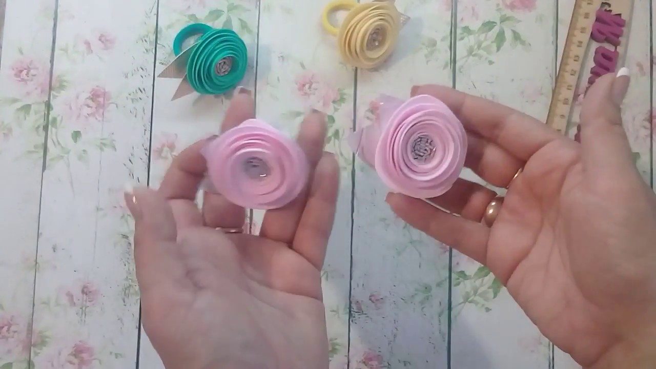 МК ЦВЕТОК ИЗ ФОАМИРАНА НА РЕЗИНОЧКЕ