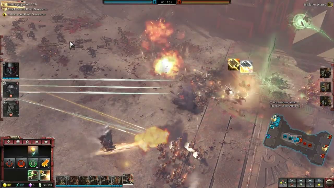 Orks vs Space Marines | Direct Strike | Dawn of War III - Warhammer 40.000