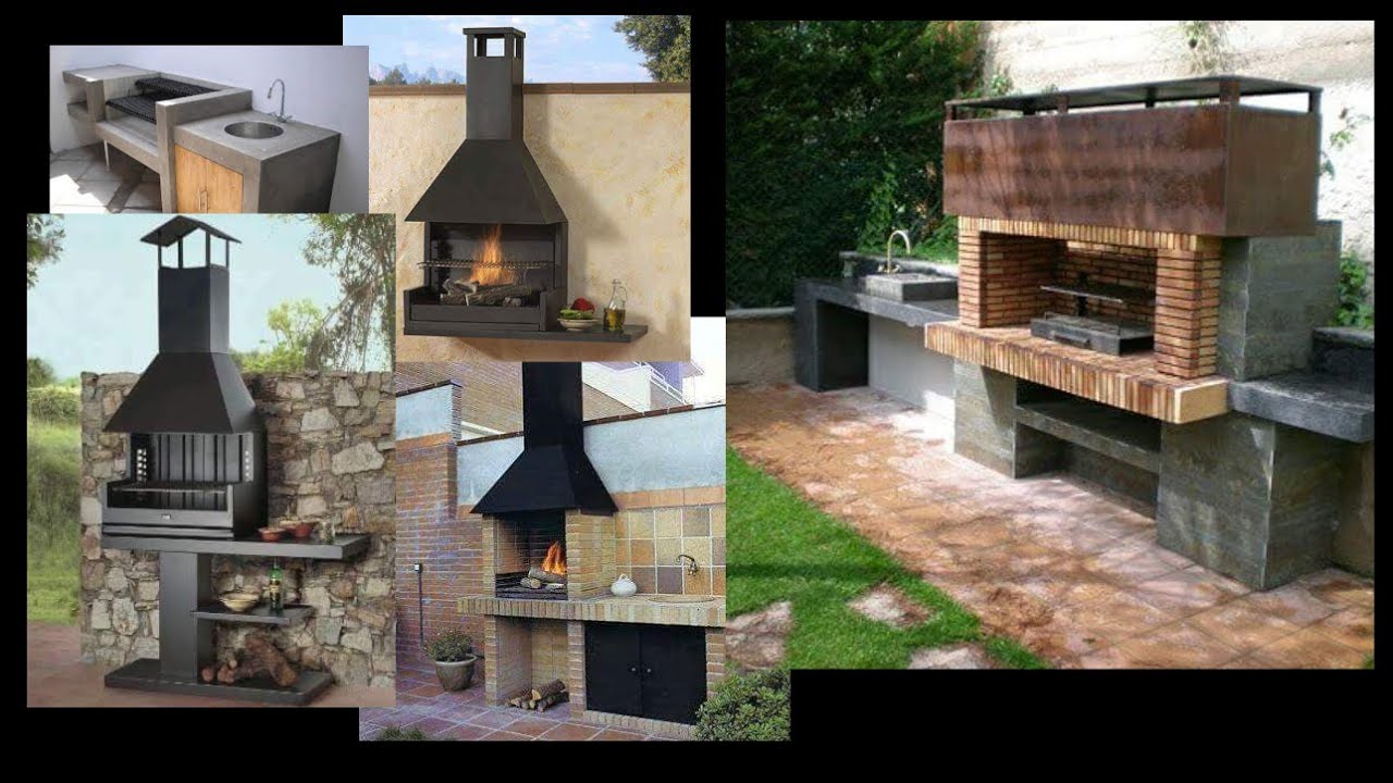 ASADORES DE LADRILLO MODERNOS PARA TU PATIO O JARDÍN (IDEAS FABULOSAS)