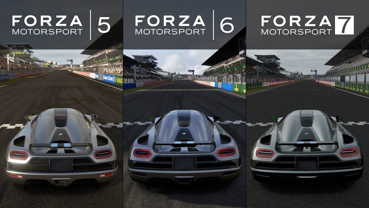 Forza 7 vs Forza 6 vs Forza 5 - 2011 Koenigsegg Agera - Sound Comparison
