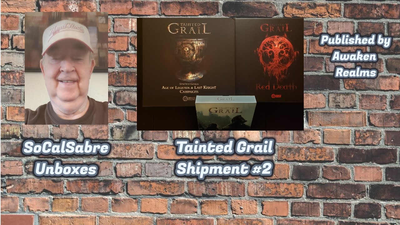 SoCalSabre Unboxes The Tainted Grail shipment 2.