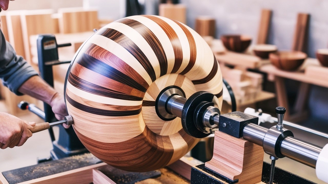 The Enchantment of Woodturning: Creating Masterpieces from Wood Scraps and Epoxy Resin