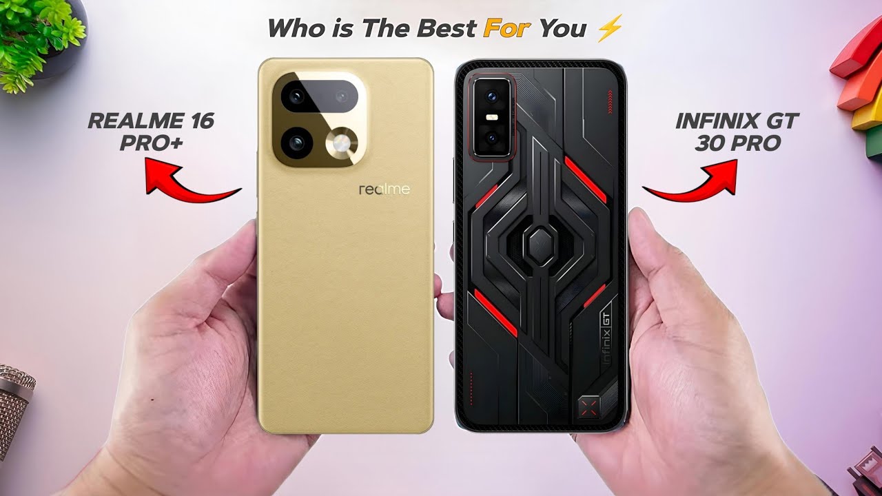 Realme 16 Pro Plus против Infinix GT 30 Pro — какой из них лучше подойдет именно вам? ⚡