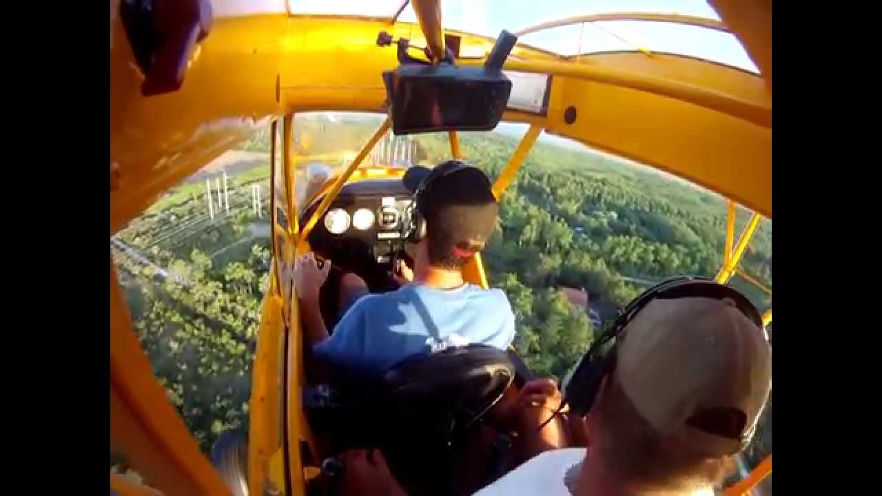 Piper Cub Flight Low & Slow