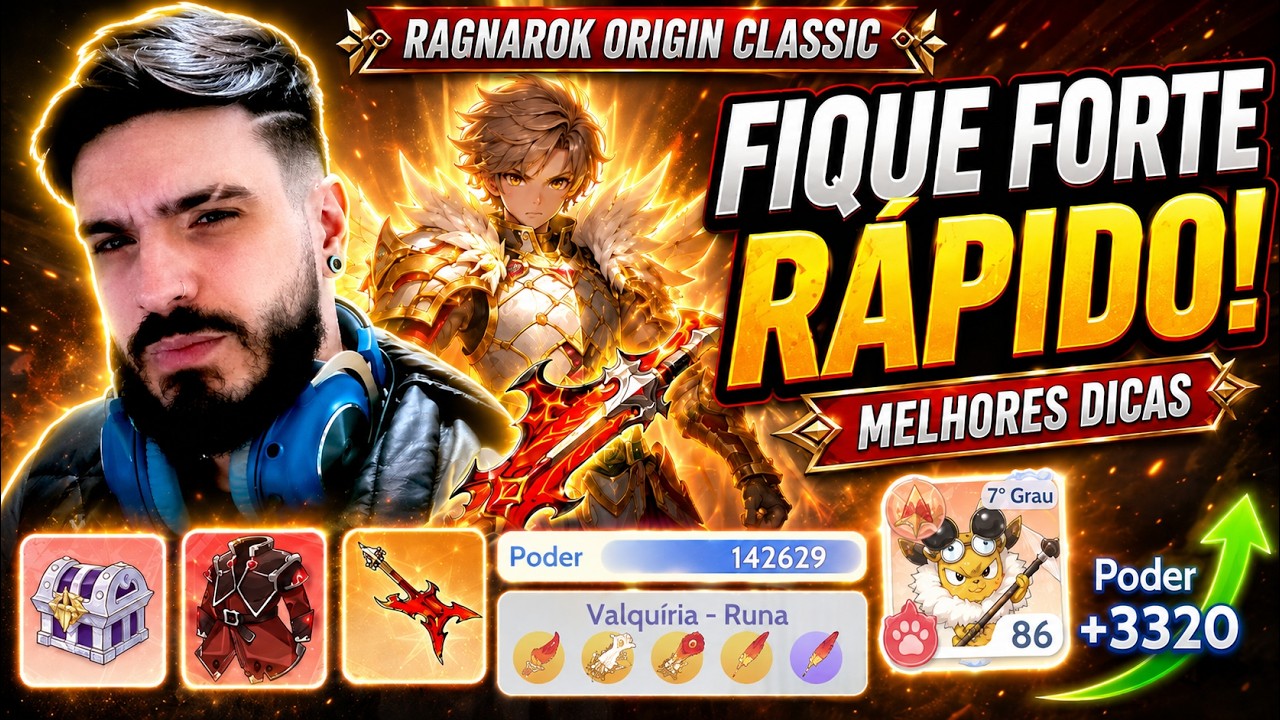 RAGNAROK ORIGIN CLASSIC: GUIA PARA INICIANTES FICAREM FORTES R&Aacute;PIDO PC E CELULAR