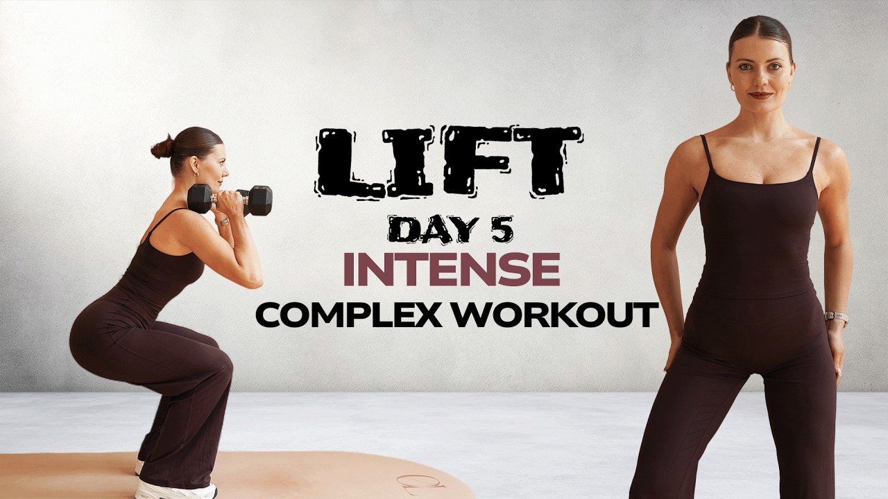 35 MIN TOTAL BODY STRENGTH WORKOUT- Complex Training With Dumbbells