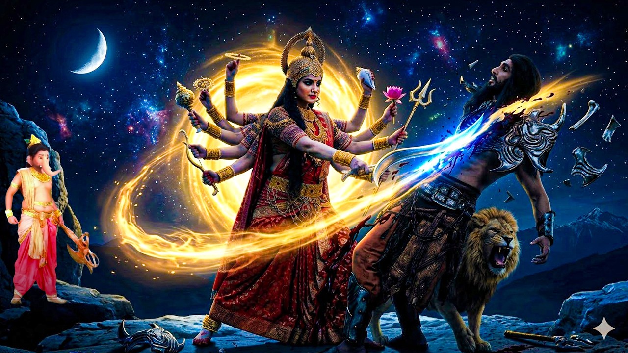 माँ पार्वती के क्रोध से काँप उठा गजादुतिय असुर, पलभर में हुआ दो टुकड़े! | Vighnaharta Ganesh