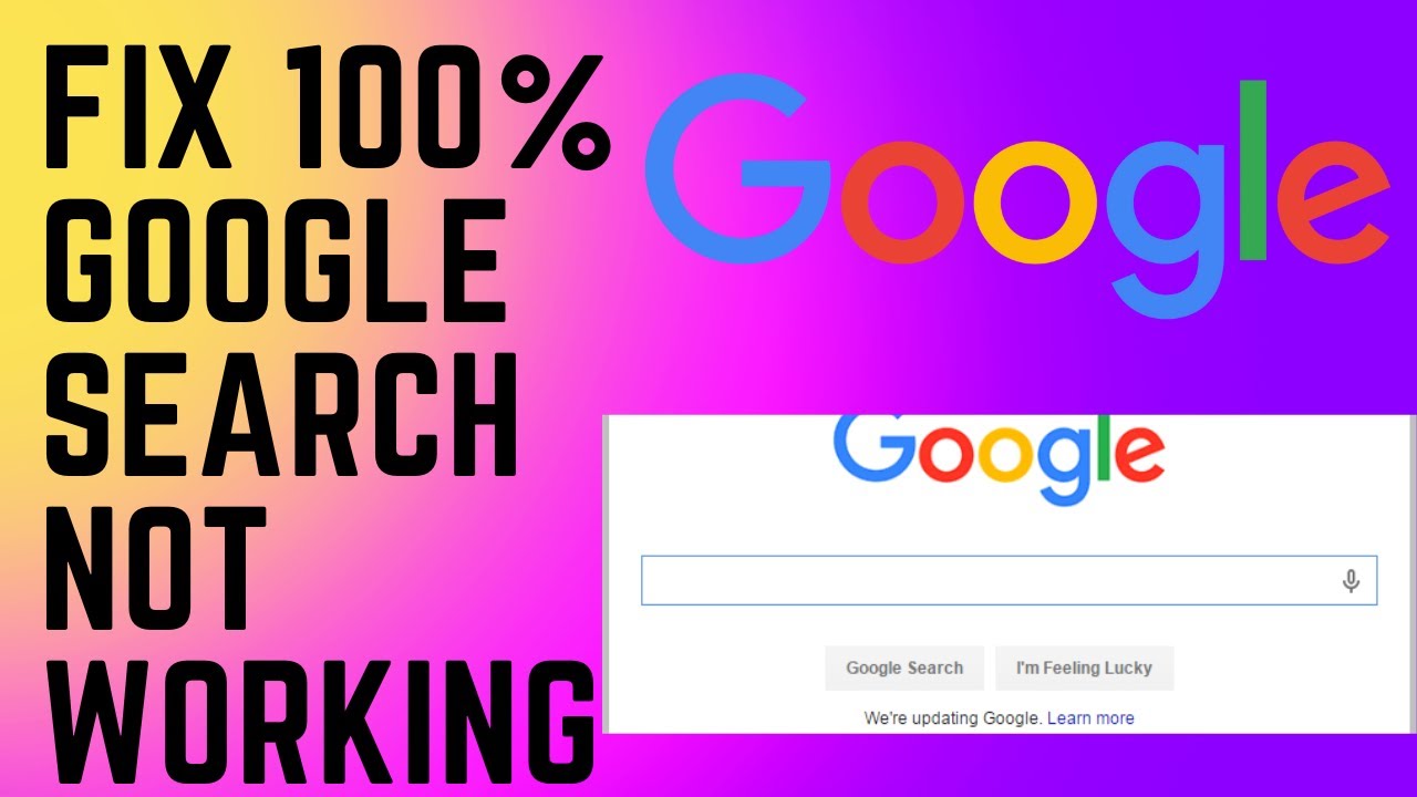 Google Search Engine Not Working in Chrome Problem | Search Not Working in Google Chrome Laptop/ pc