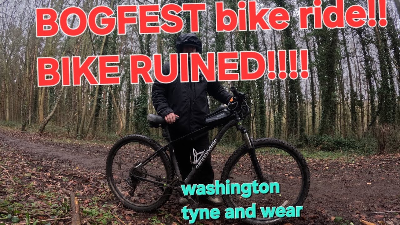 Off road mudfest bike ride in the woods and a bmx course! 
