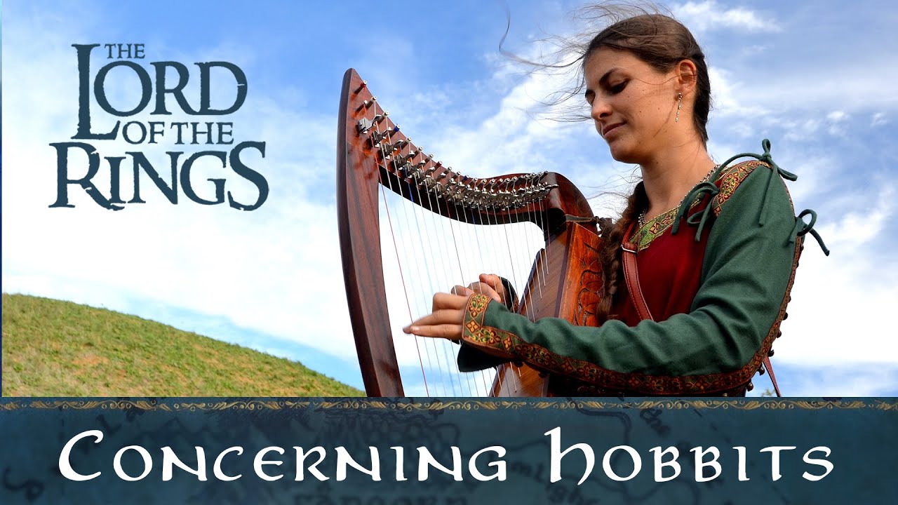 Concerning Hobbits - le seigneur des anneaux - celtique Harpe par Evélina Simon
