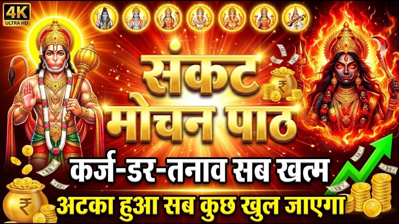 आज संकट मोचन सुनते ही घर में धन-समृद्धि आएगी 💰🙏 कष्ट और बाधाएँ समाप्त होंगी 🚩 | Sankat Mochan Path