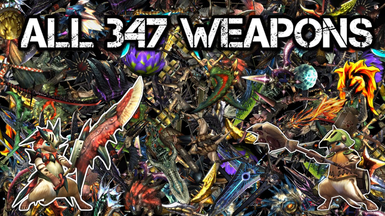 【MH3U】All 347 Weapons