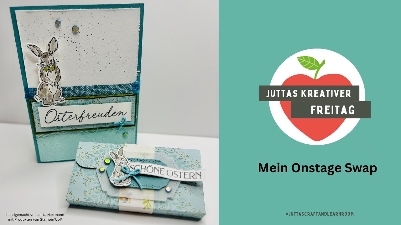 Stampin’Up! Juttas kreativer Freitag! Meine Anleitung für meinen Onstage Swap