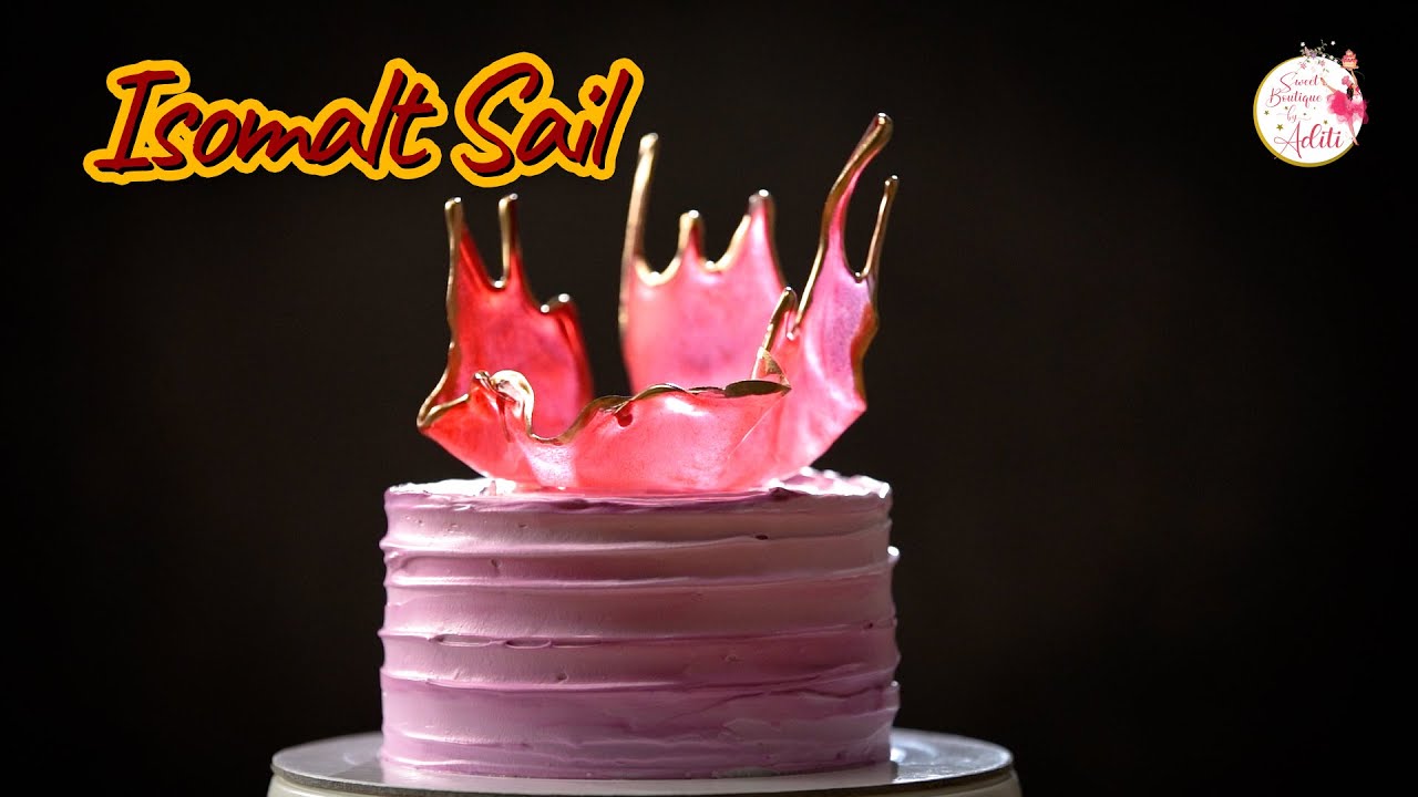 Easy Isomalt Sail Tutorial | Sugar sail