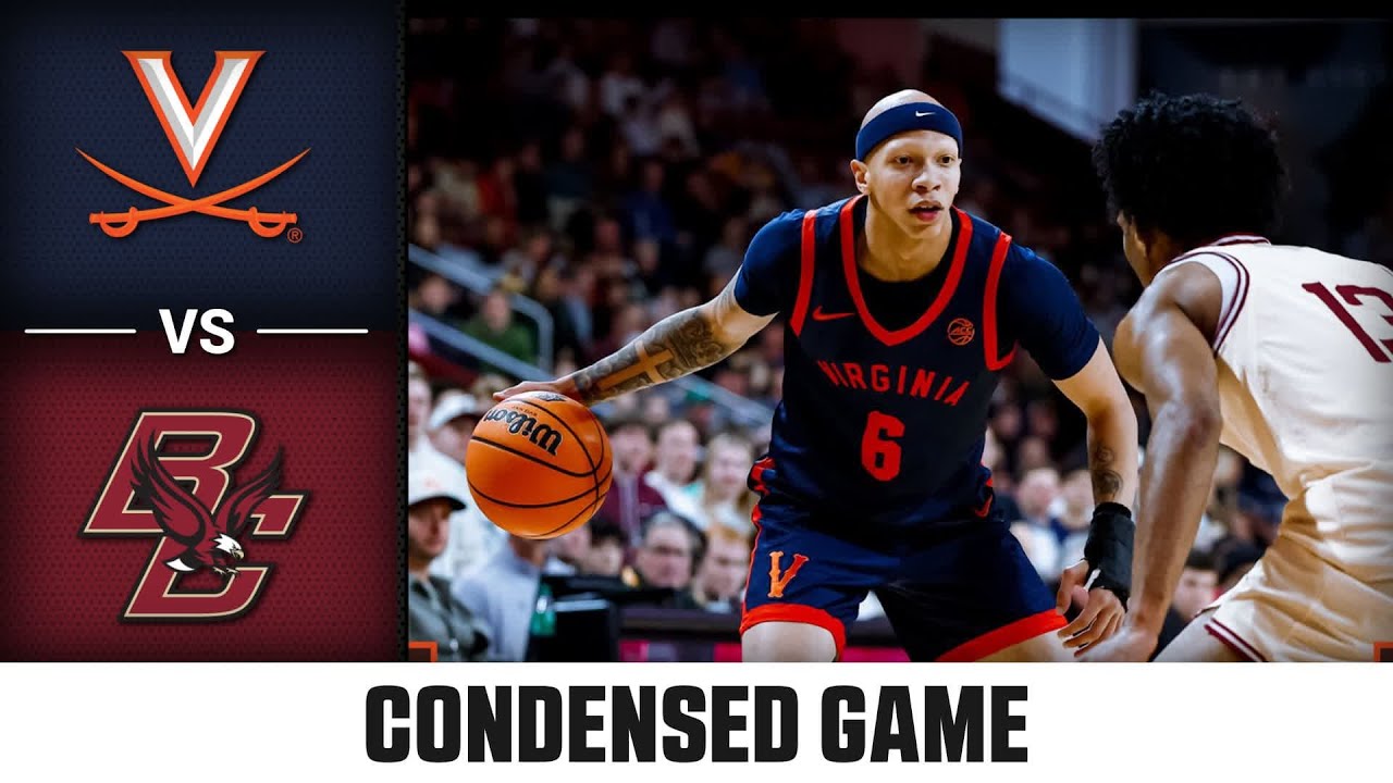 Virginia vs. Boston College Condensed Game | 2025-26 ACC Men's Basketball