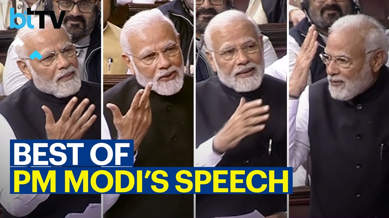 Top Highlights From Prime Minister Narendra Modi’s Speech In Rajya Sabha