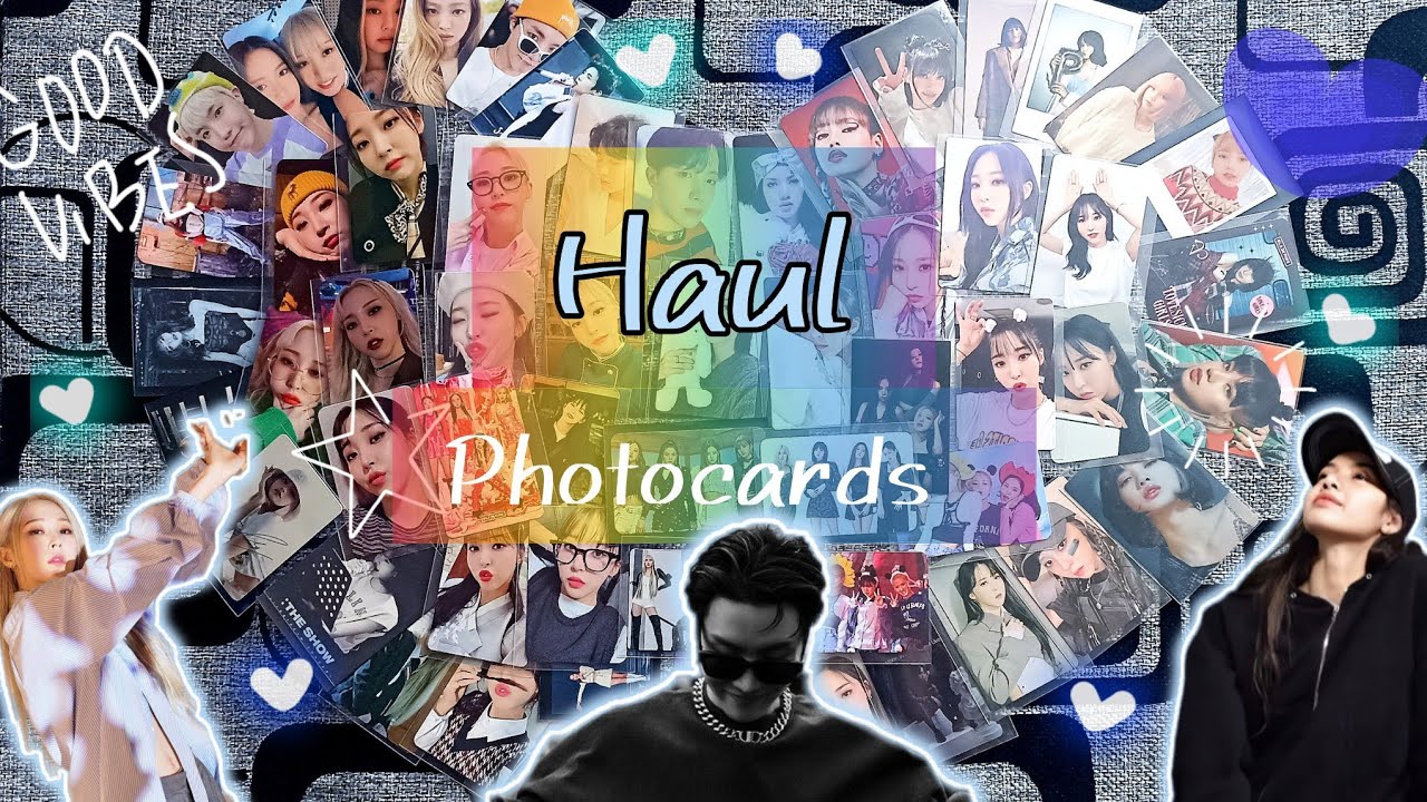 🐻K-pop haul 🖤#6: распаковка фотокарт blackpink, mamamoo, bts 100+ карт