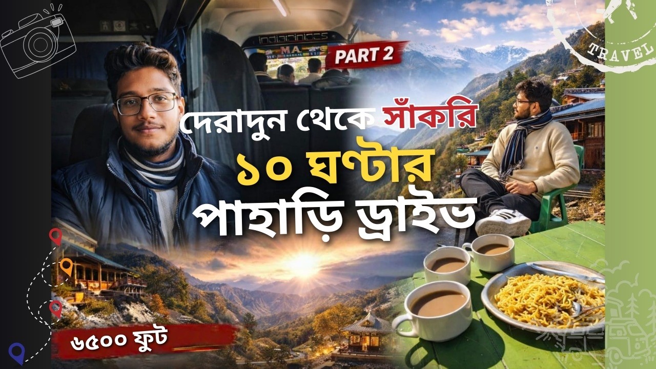 পাহাড়ের আরও এক ধাপ কাছে | Dehradun to Sankri Journey | Kedarkantha Trek 2026 | PART 2