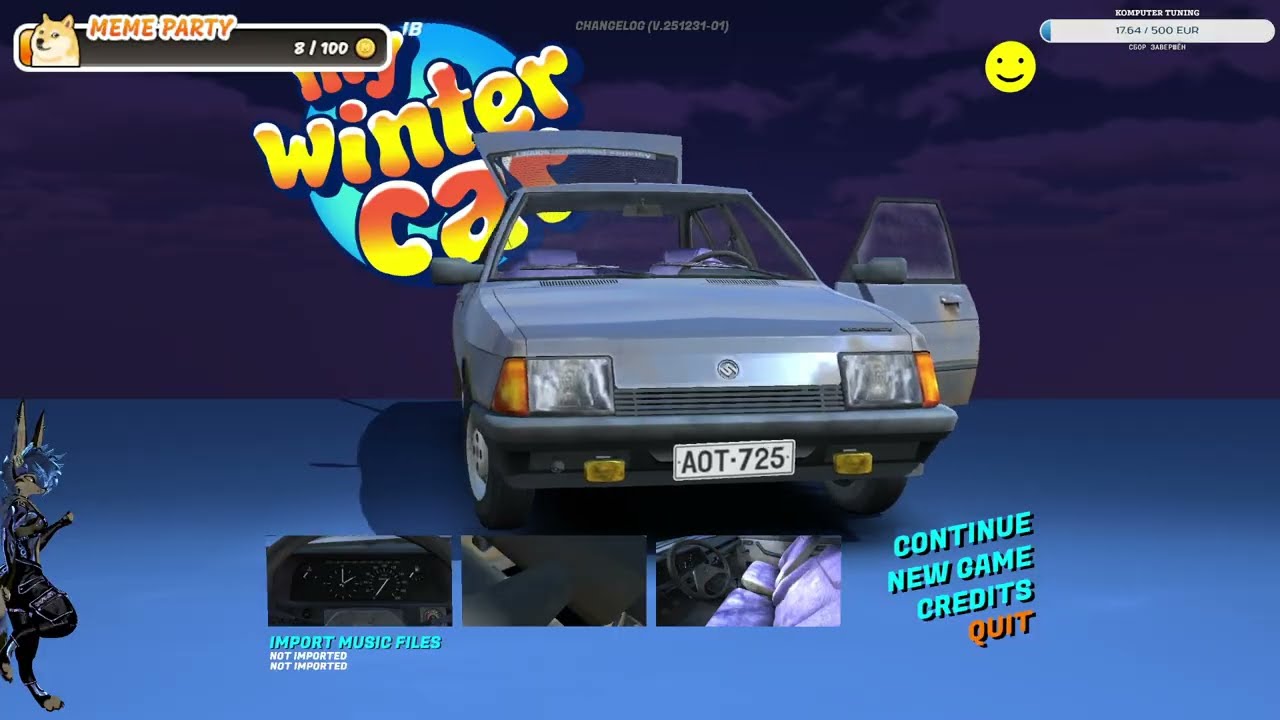 My Winter Car LIVE | Тестовый стрим Saintdimus 🚗🇫🇮 | Финский furry-стример (Rus,Fin,GB)