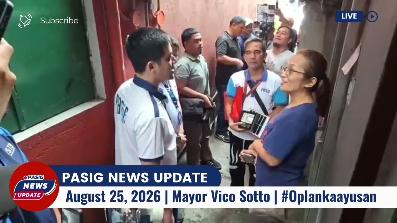 🔵Mayor Vico Sotto Personal na Inalam ang REQUEST ng mga Pasigue&ntilde;o 