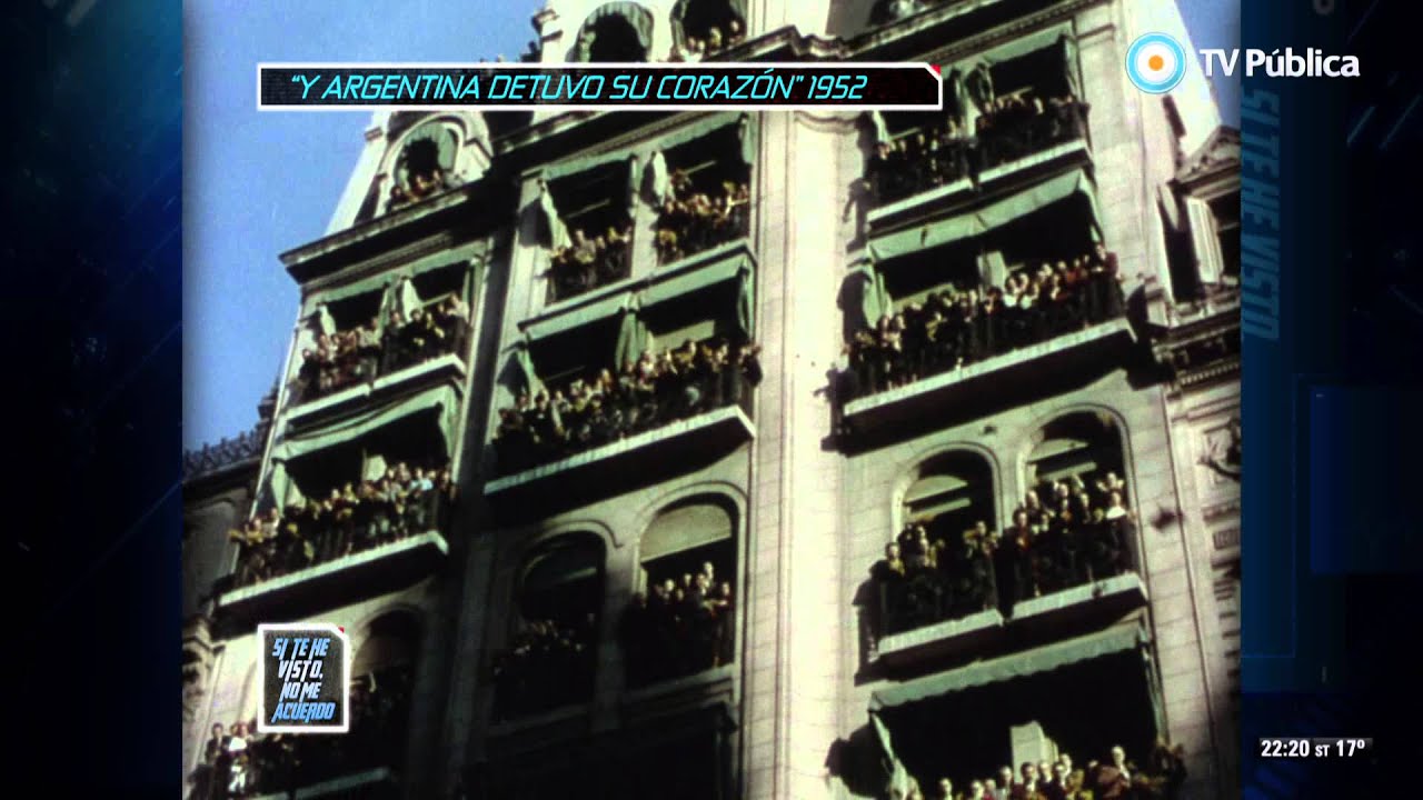 Archivo histórico - Filmaciones de los funerales de Evita (1952) (1 de 2)