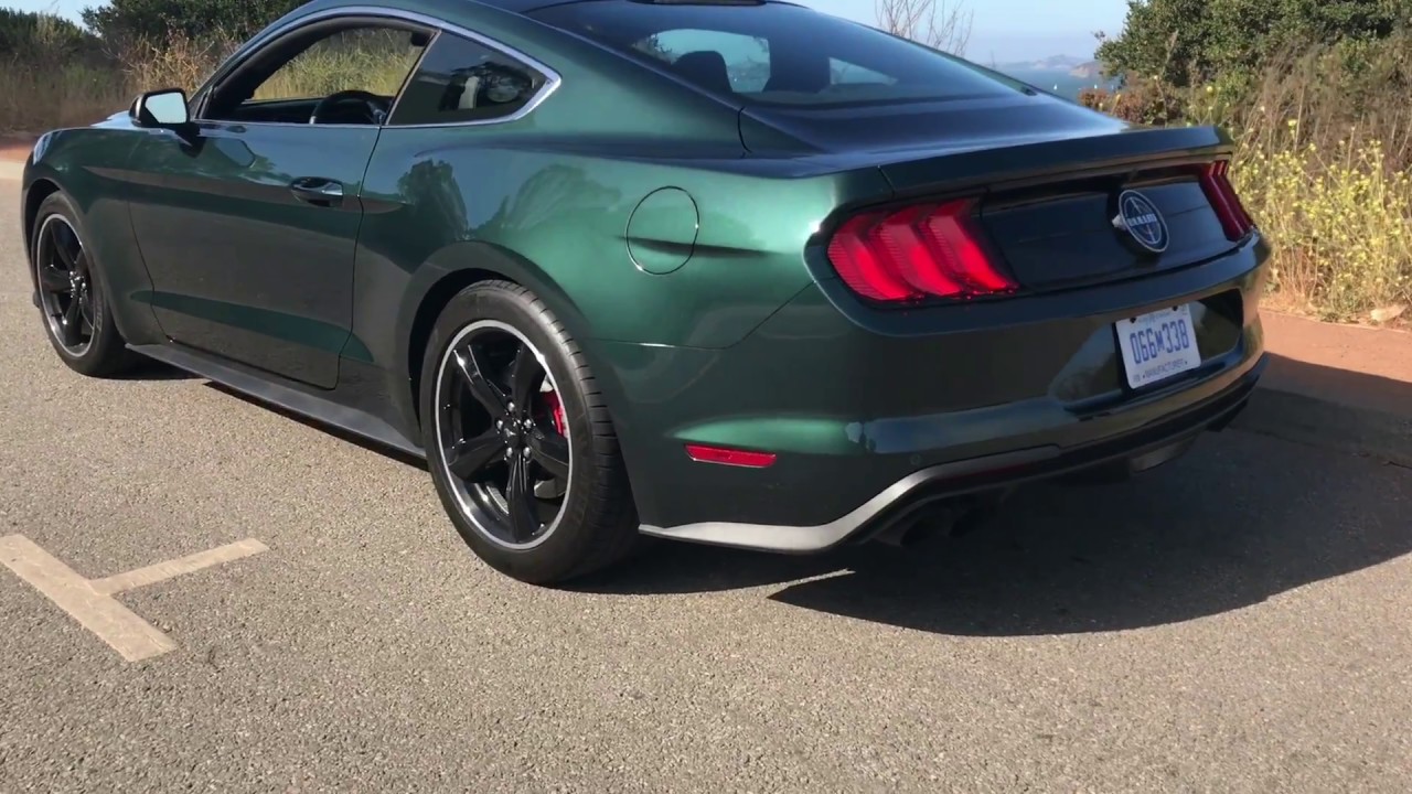 2019 Mustang Bullitt WOT Tunnel Runs, Exhaust Noise, Redline