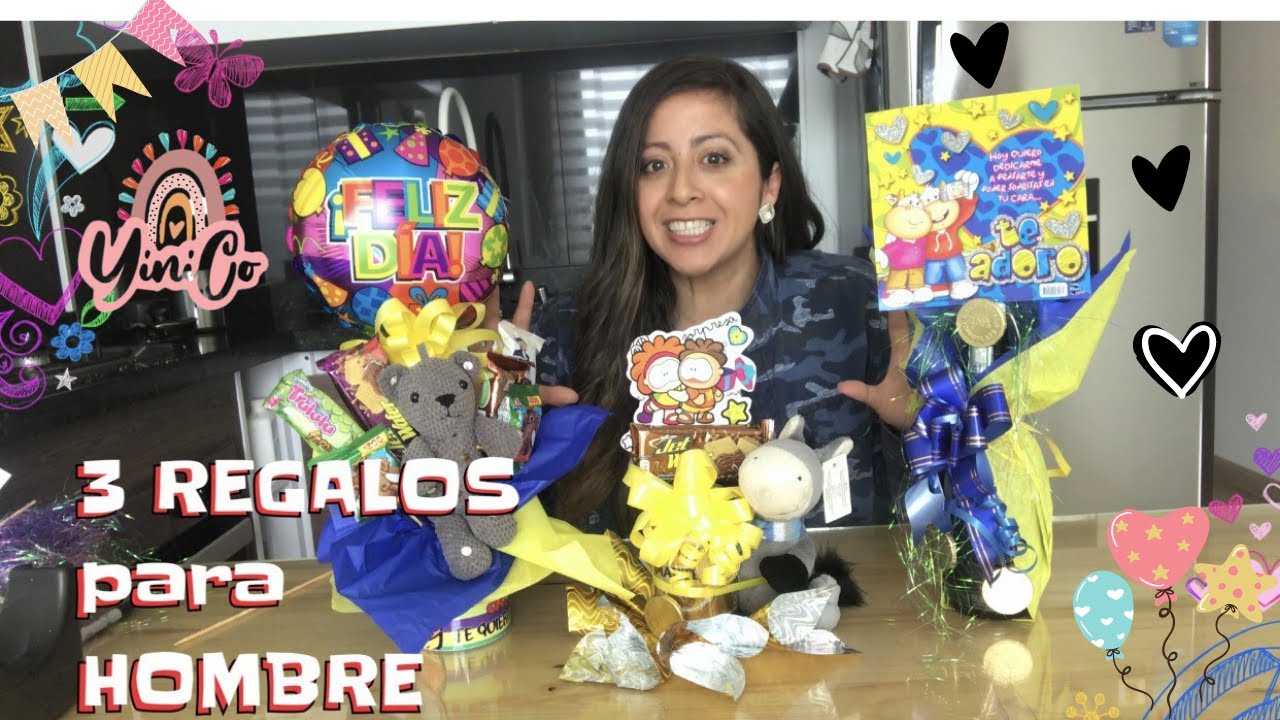 🎁🎁🎁3 REGALOS para HOMBRE || fáciles y hermosos😍