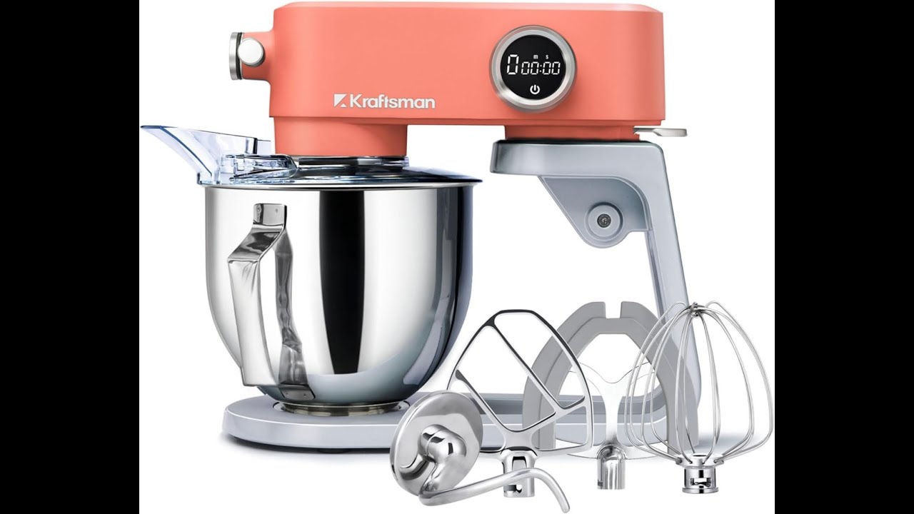 Review: Kraftsman 5.3-Quart Stand Mixer &ndash; Professional Kitchen Mixer for Baking