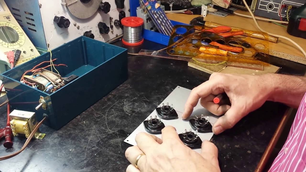 AMPLIFICADOR  ESTERO CON LAMPARAS  6K7 Y 6V6  2ª PARTE