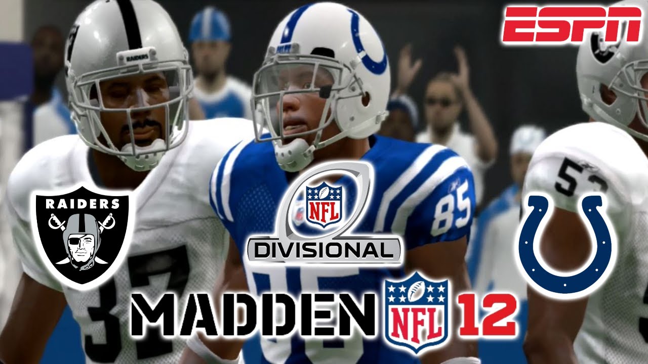 Madden 12 PS3 - AFC Divisional: Oakland Raiders @ Indianapolis Colts
