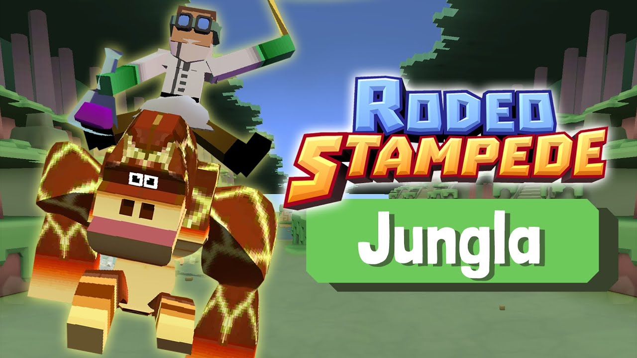 CAPTURAMOS A UN JEFE DE LA JUNGLA Rodeo Stampede: Sky Zoo Safari | Jungla - Parte 1 | 🐗🦍🐊🦏🦛🦜🐅🐯
