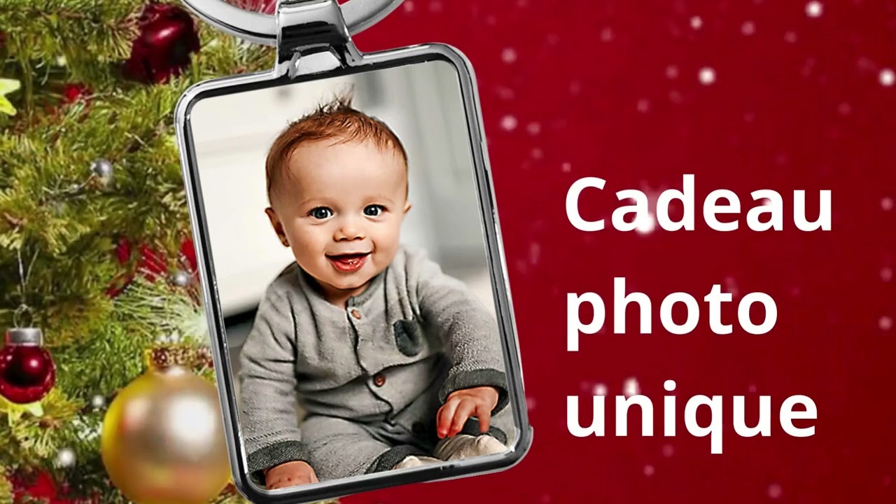 PORTE-CLE PHOTO - CADEAU UNIQUE A OFFRIR A NOEL