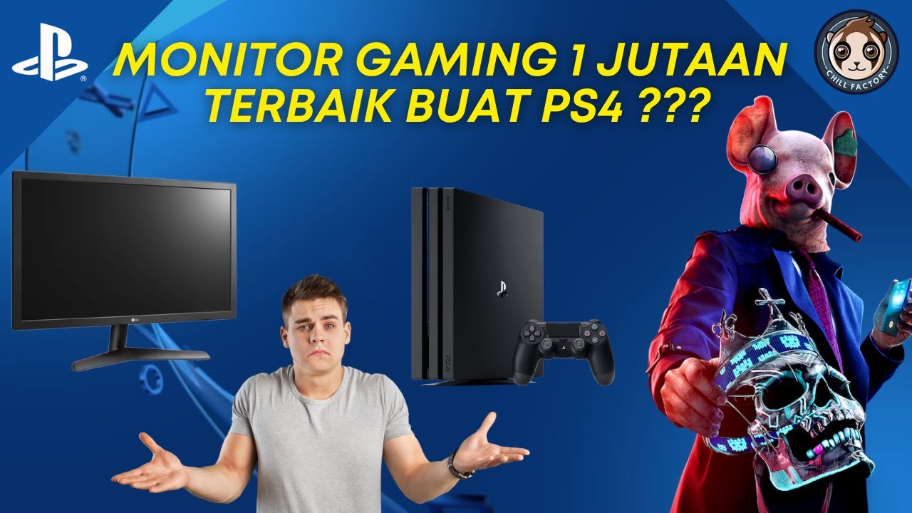 COBA MAIN WATCH DOGS LEGION PS4 di MONITOR GAMING 1 JUTAAN TERBAIK DARI LG!!!