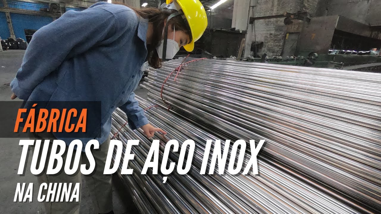 Visitando uma FÁBRICA DE TUBOS DE AÇO INOX na China