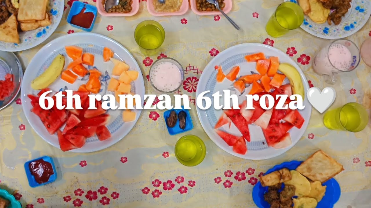 6th ramzan 🌙/ 6th roza 🤍 #trending #minivlog #food #trend #shortvlog #ramadan #recipe #ramzan 
