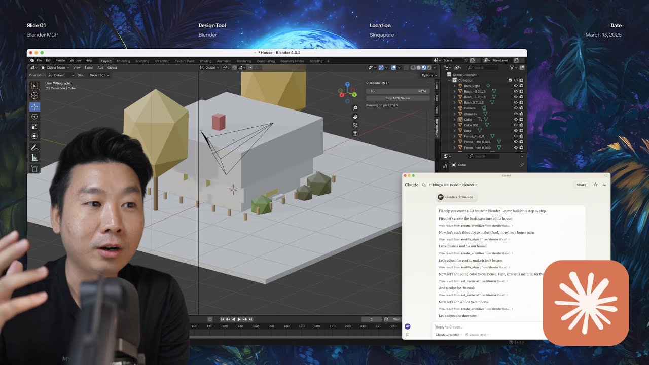 Create 3D with Claude AI with Blender MCP - Full 26-min Tutorial