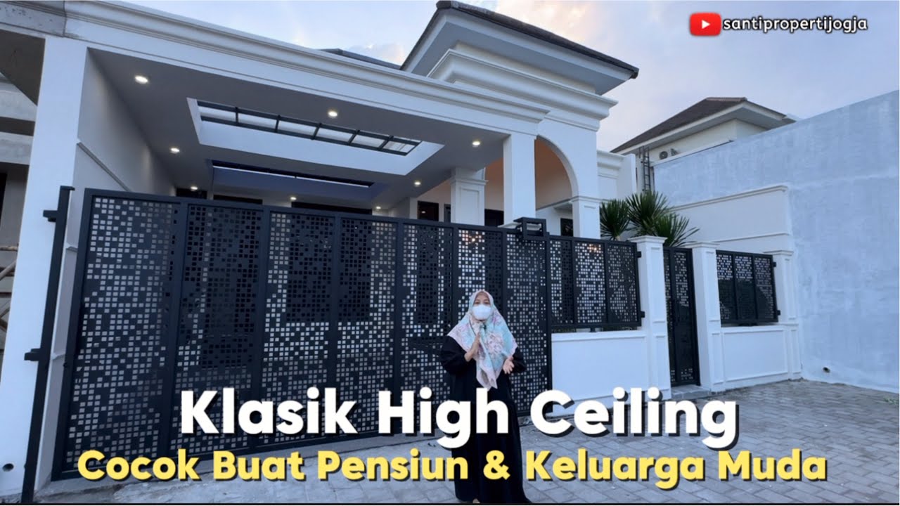 Rumah Konsep American Klasik di Purwomartani dekat Perumahan Pertamina dan Pamela 7 Mewah