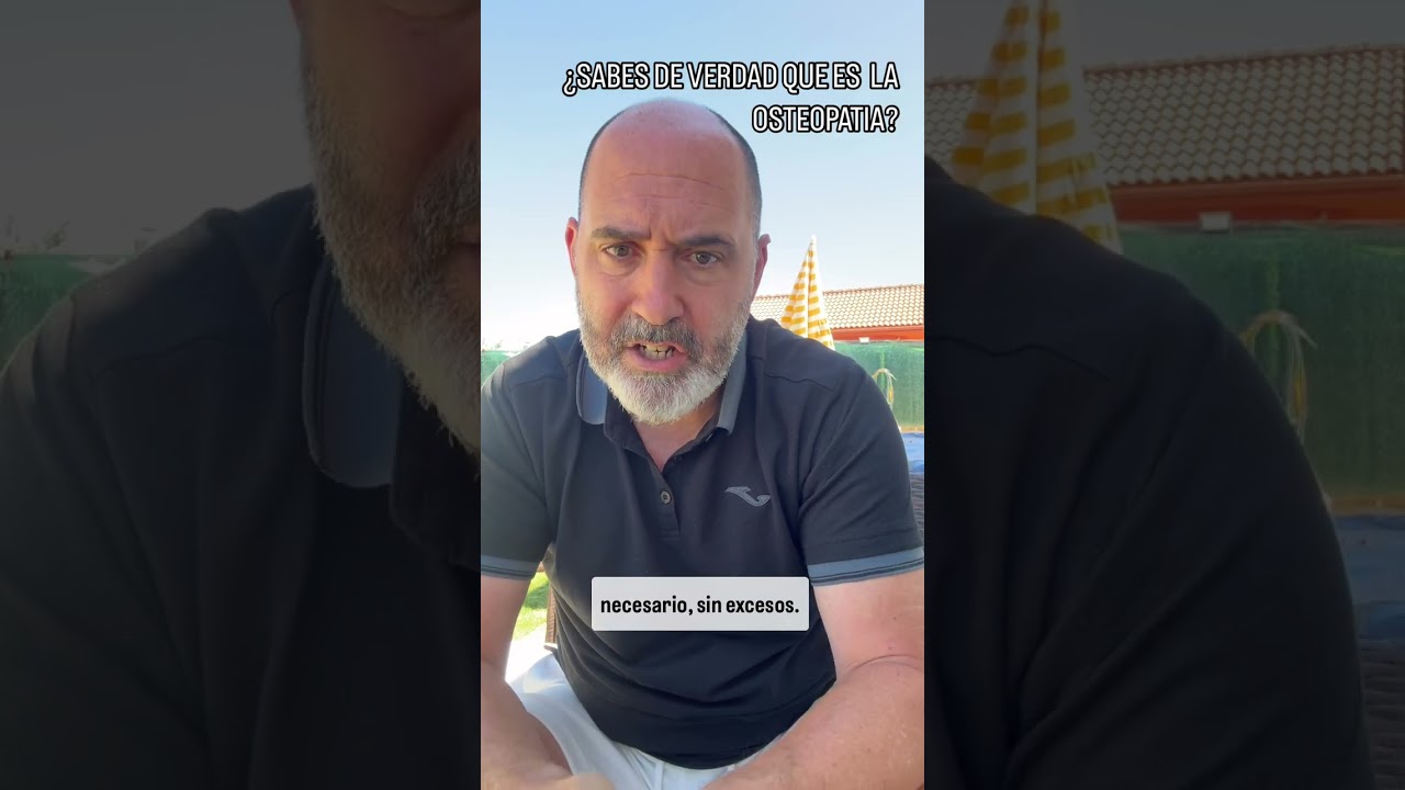 SABES DE VERDAD QUE ES LA OSTEOPATIA
