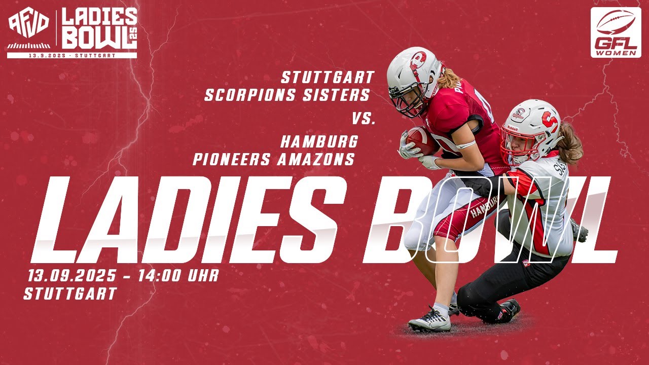 🔴🏈 LADIES BOWL 2025 | PIONEERS AMAZONS at SCORPIONS SISTERS | Hamburg AT Stuttgart #americanfootball
